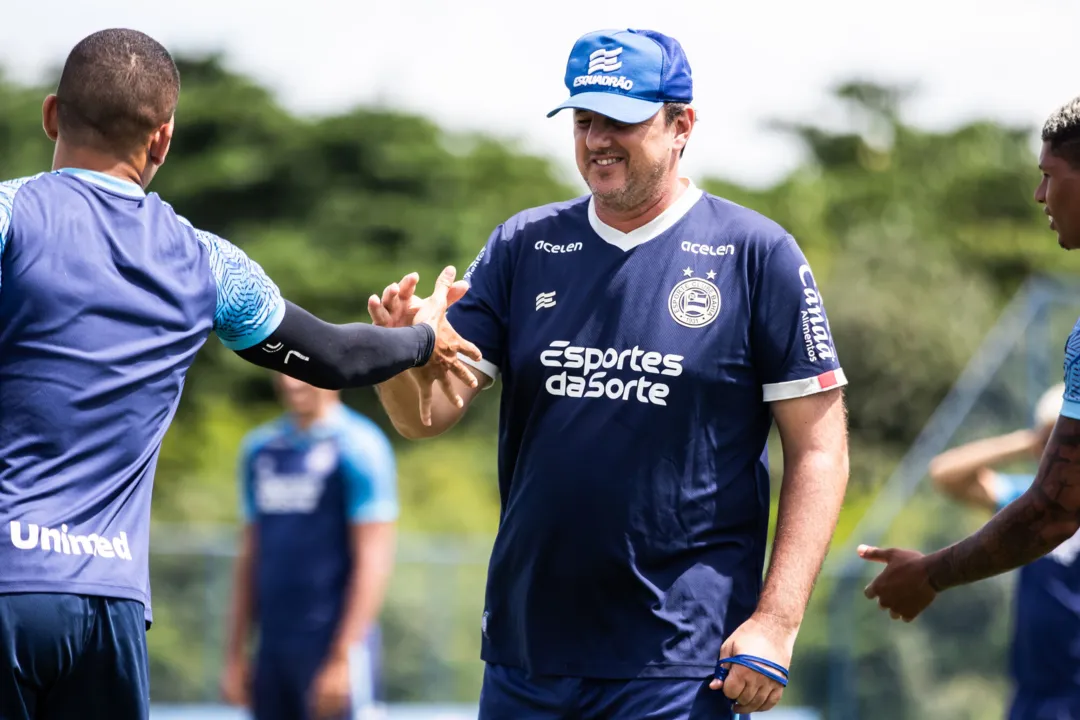 Rogério Ceni durante treino do Bahia