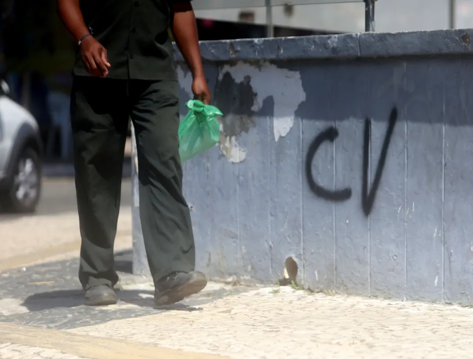 Pixo de facção no Complexo de Amaralina, em Salvador