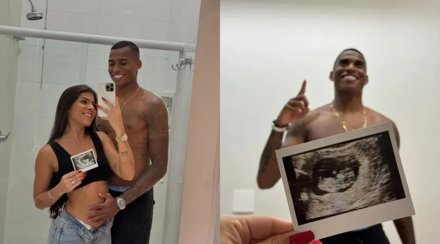 Anúncio foi feito nas redes sociais do jogador e da esposa Natália Merelli