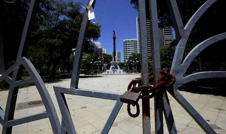 Praça do Campo Grande é bastante frequentada pelos moradores do bairro