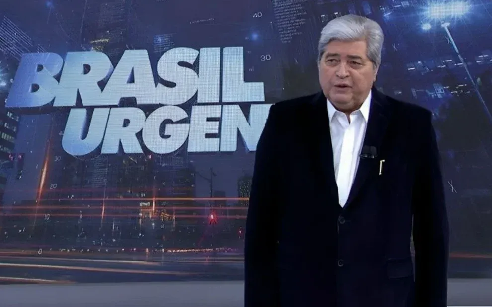 Imagem ilustrativa da imagem Datena recebe alta médica após cirurgia e volta ao 'Brasil Urgente'