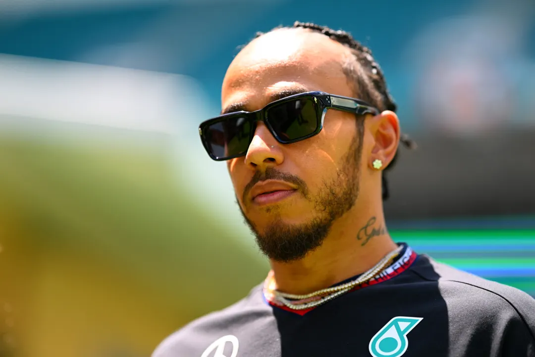 Lewis Hamilton durante GP de Miami, no último fim de semana