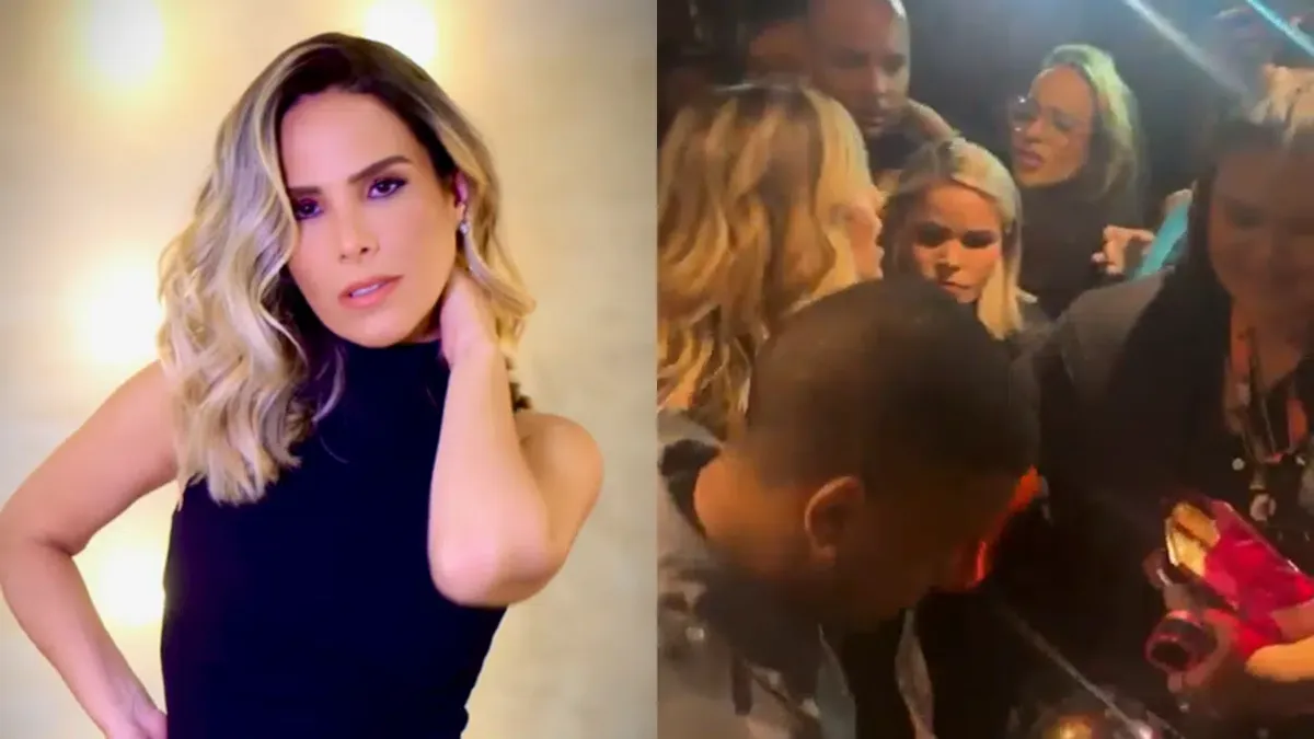 Imagem ilustrativa da imagem Descancelada? Wanessa é recebida por multidão em chegada à Globo