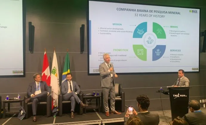 presidente da CBPM, Henrique Carballal, falou sobre a diversidade mineral da Bahia