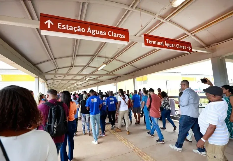 Movimentação na Estação Águas Claras superou as expectativas da CCR Metrô Bahia