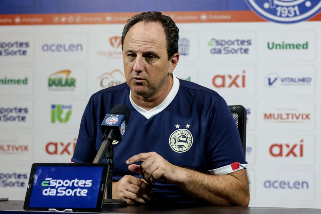 Rogério Ceni em coletiva após o jogo