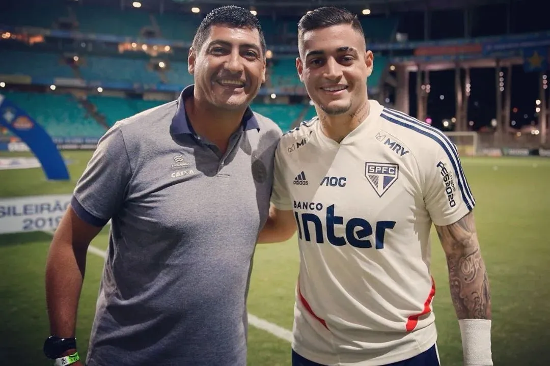 Jean Paulo Fernandes e o filho Jeanzinho