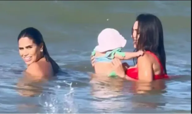 Bruna estava em uma praia de Trancoso, distrito de Porto Seguro, no extremo sul da Bahia