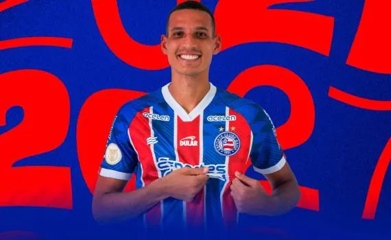 Gabriel Xavier fica no Bahia até 2027.