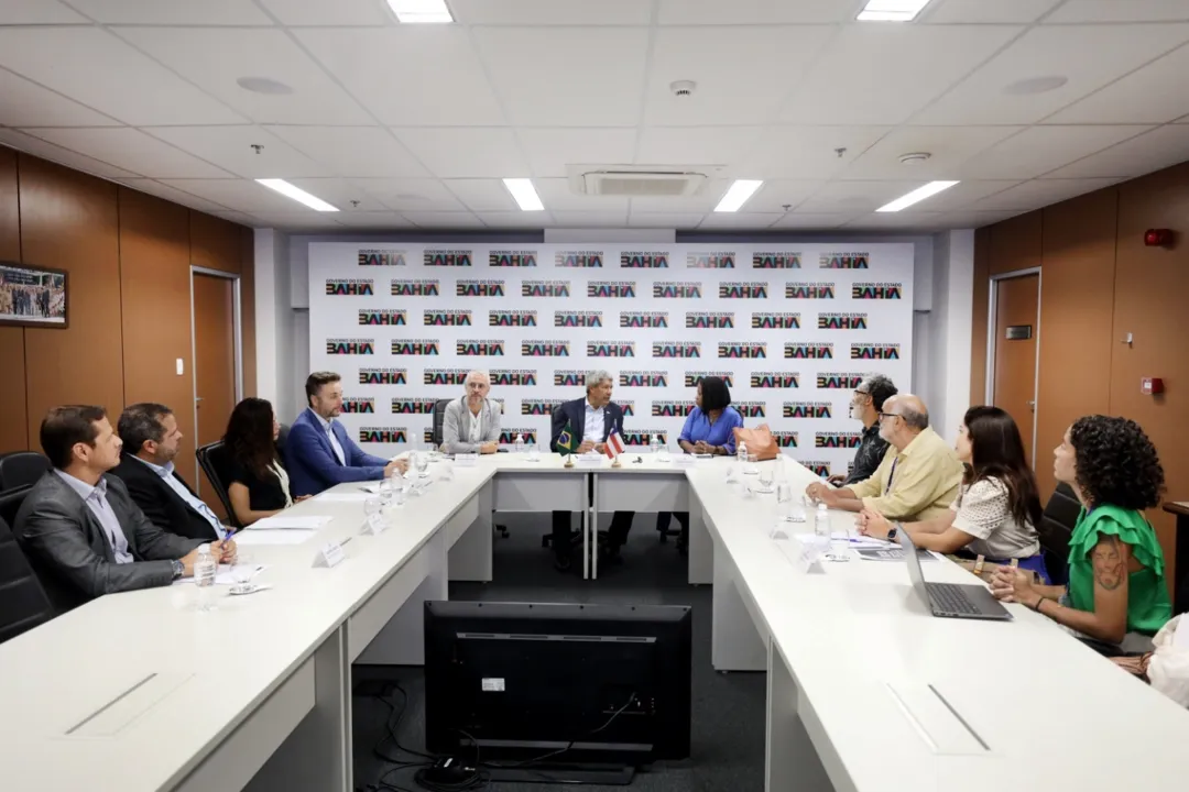 Encontro aconteceu na sede da governadoria, no Centro Administrativo da Bahia (CAB)