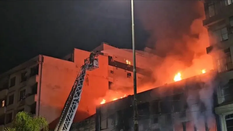 Até o momento, sete pessoas foram resgatadas