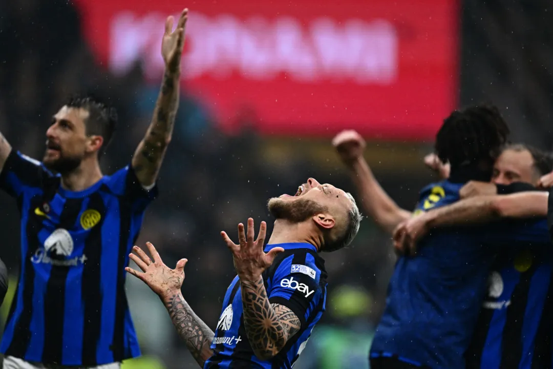 Federico Dimarco comemora título da Inter
