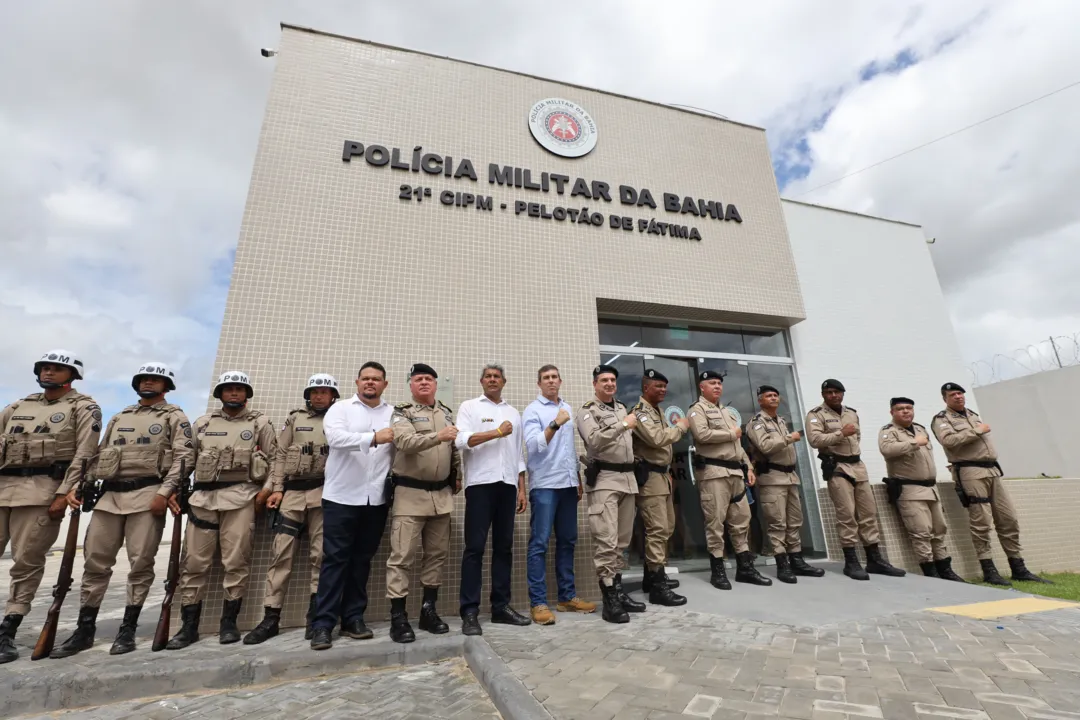 Jerônimo e Werner foram a Fátima para entregar novos espaços para as polícias Civil e Militar