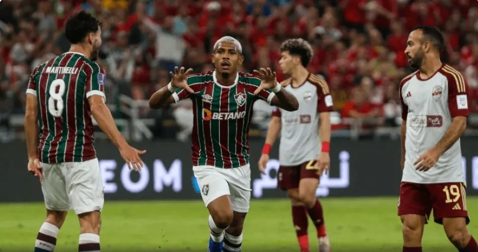 John Kennedy marcou o gol do título da Libertadores para o Fluminense