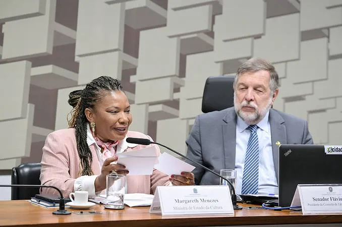 Margareth Menezes apresentou  um balanço dos 14 meses de atividades desde a retomada da pasta