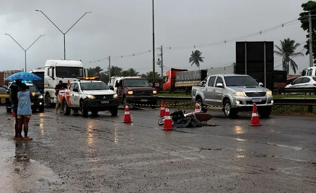 Acidente aconteceu no distrito do Bessa
