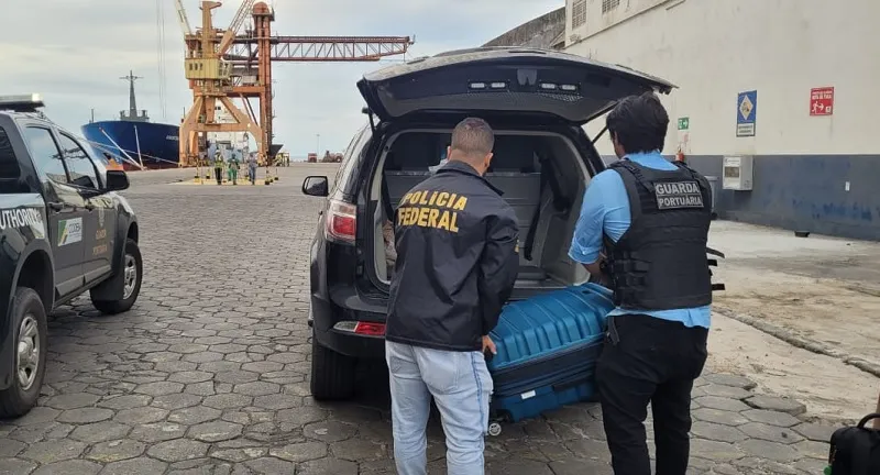 Operação aconteceu quando a embarcação atracou no Porto de ilhéus