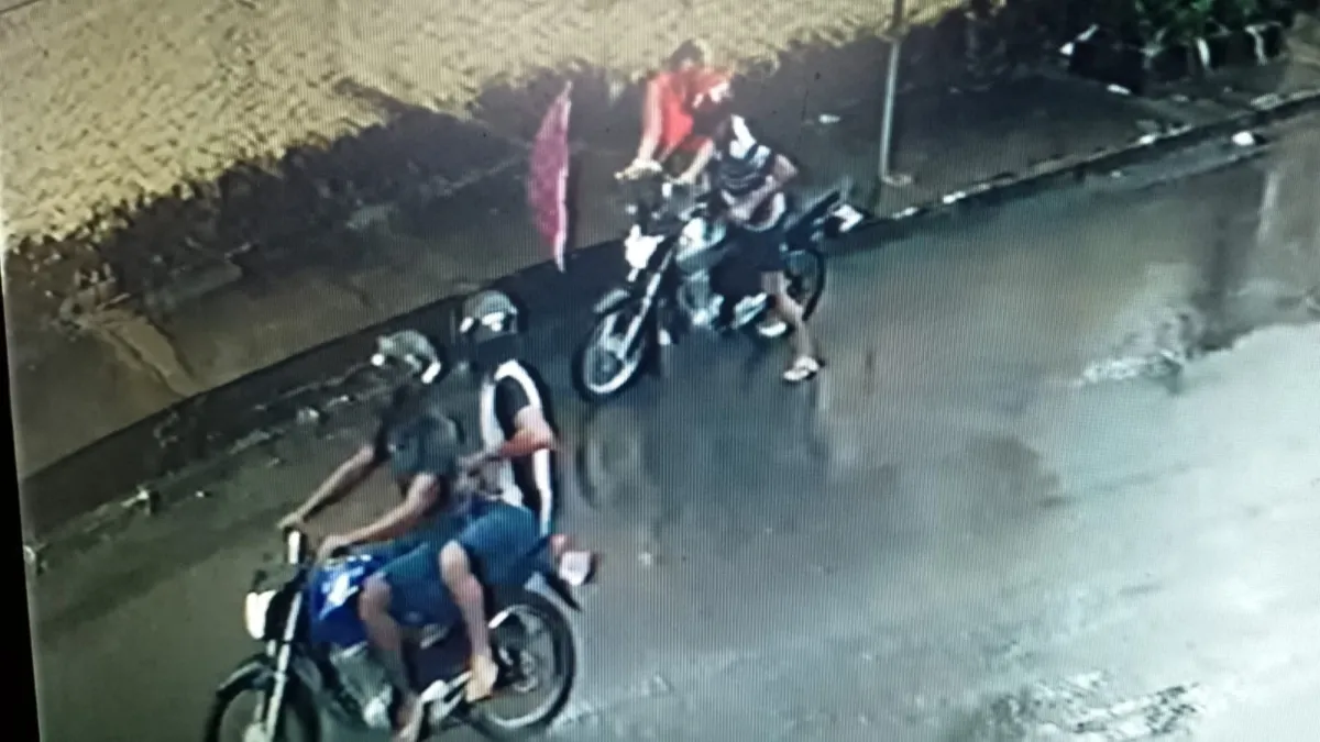 Ação foi registrada por câmeras de segurança
