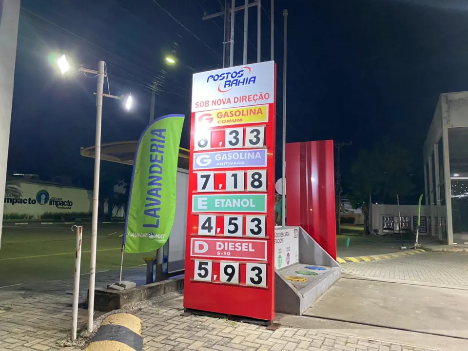 Posto de combustível já mostra novo aumento