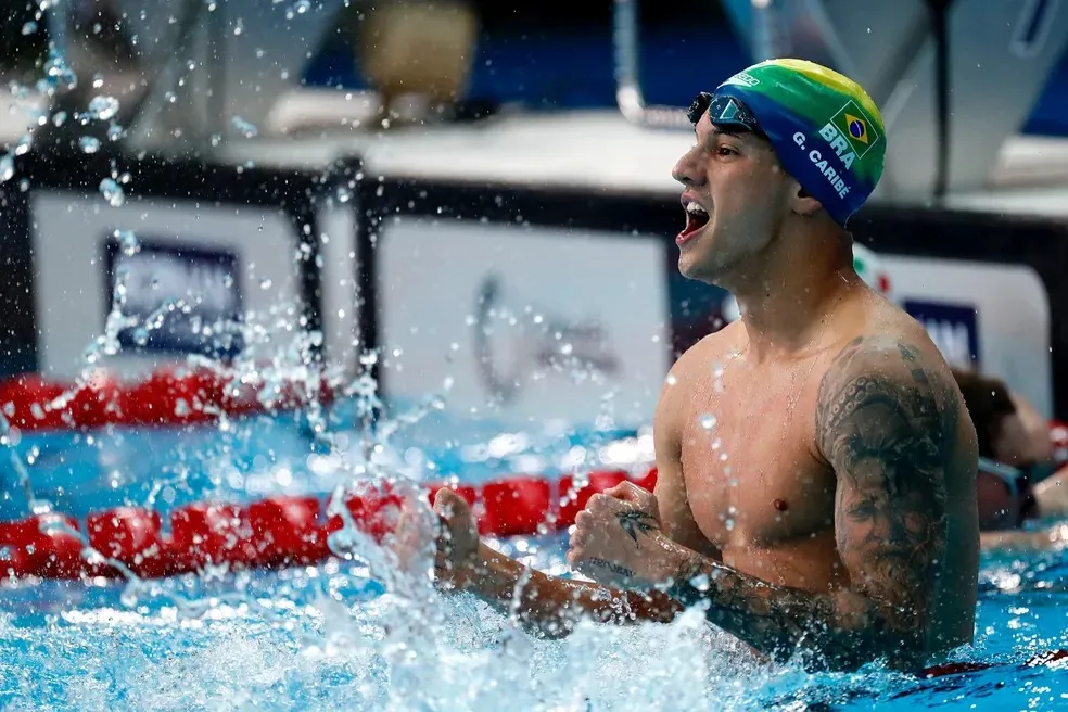 Guilherme Caribé comemora qualificação as Olimpíadas