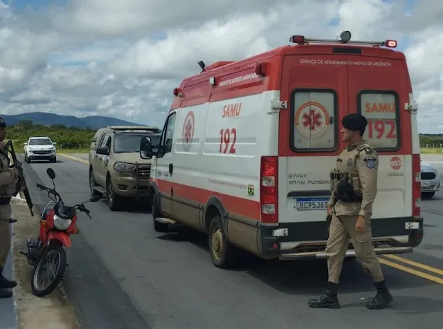 O  motorista fugiu sem dar assistência.