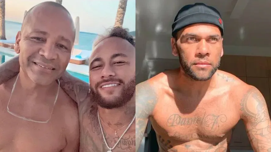 Imagem ilustrativa da imagem Pai de Neymar nega que pagou fiança de Daniel Alves: "não nos compete"