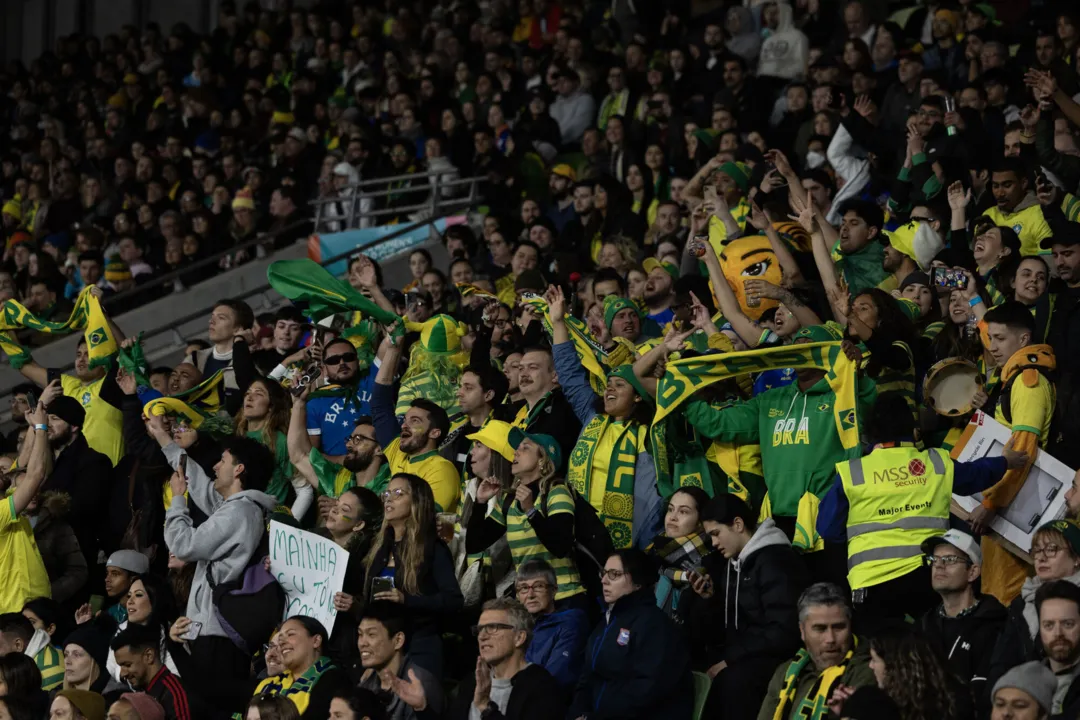 Torcida do Brasil na Copa do Mundo feminina