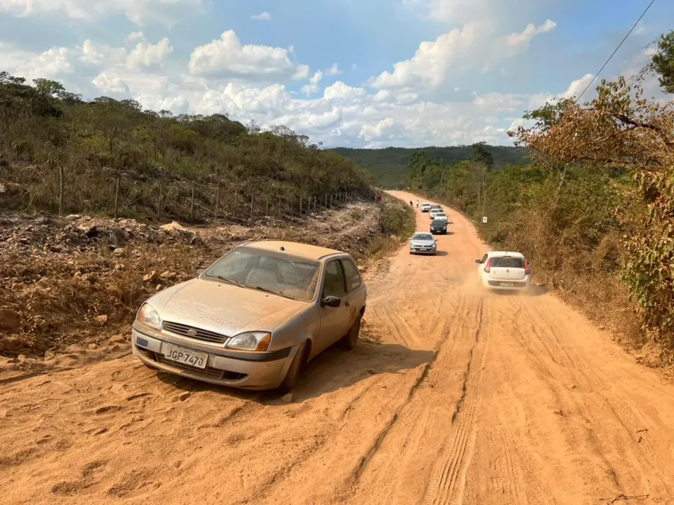 A obra contempla a pavimentação de um trecho de quase 20 km da BA-849