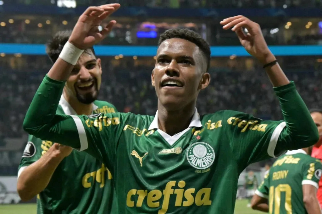 Estêvão marcou pelo Palmeiras