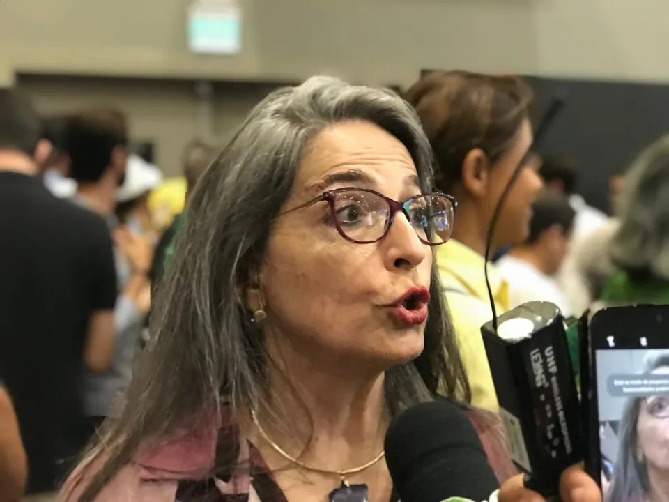 Drª Raíssa Soares destacou a presença de apoiadores de toda a Bahia em evento com o ex-presidente