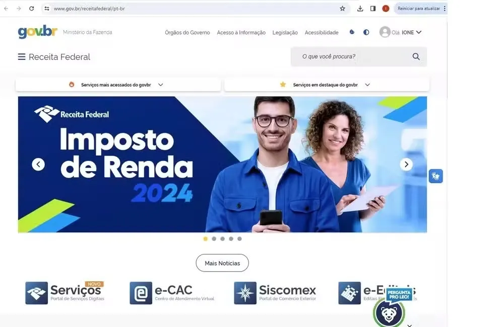 Imagem ilustrativa da imagem Receita abre consulta a lote residual de restituição do IR