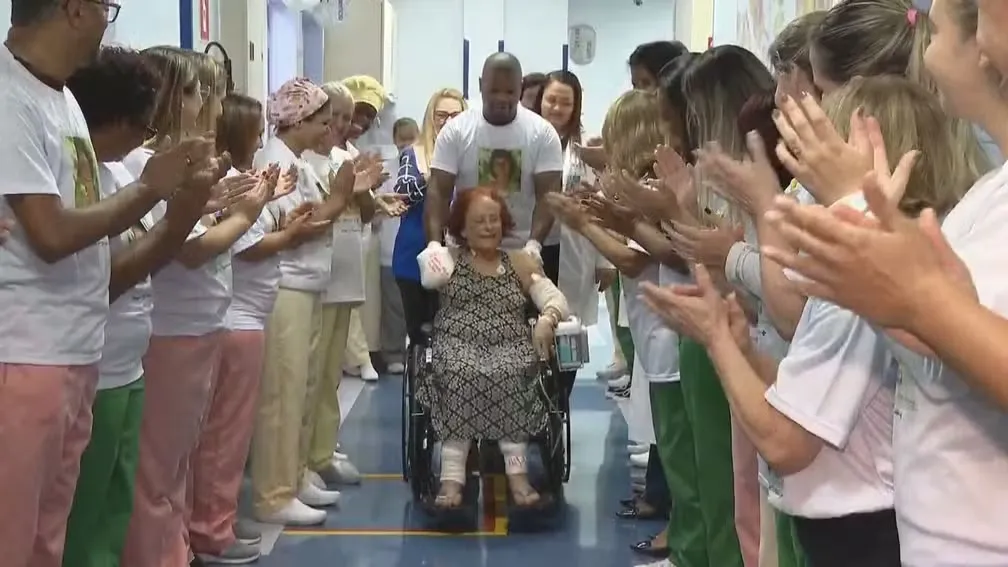 Roseana foi homenageada pela equipe da unidade de saúde