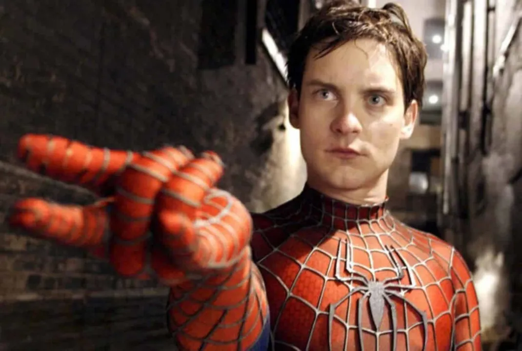 Tobey Maguire foi o Homem-Aranha na primeira trilogia do teioso nas telonas