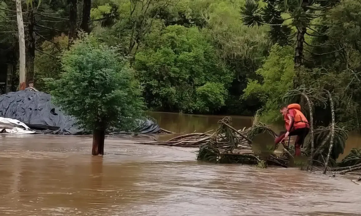 Maior risco é para as regiões próximas à divisa com o Rio Grande do Sul