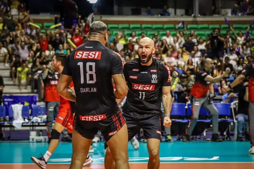 Sesi se torna bicampeão da SuperLiga de vôlei