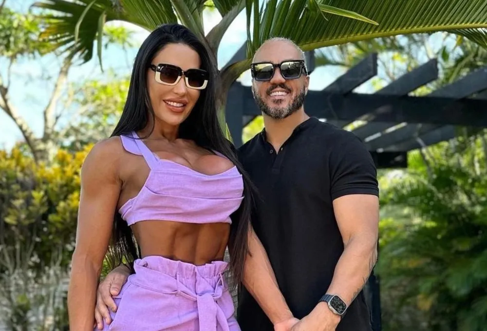 Gracyanne e Belo ficaram juntos por 16 anos