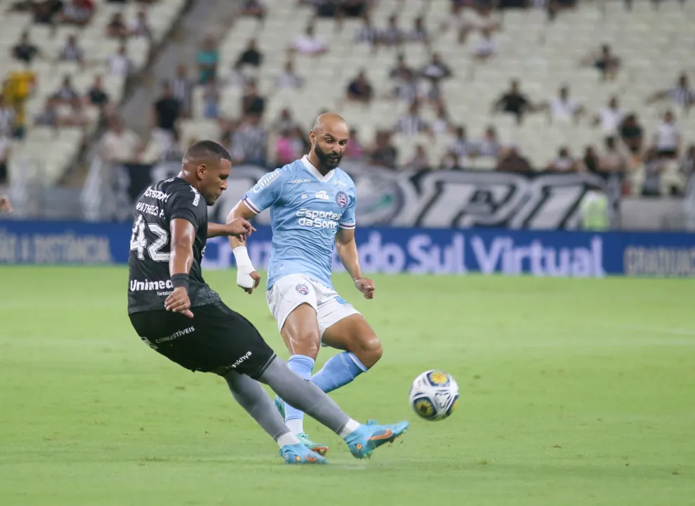 Thaciano foi um dos destaques do Bahia na partida