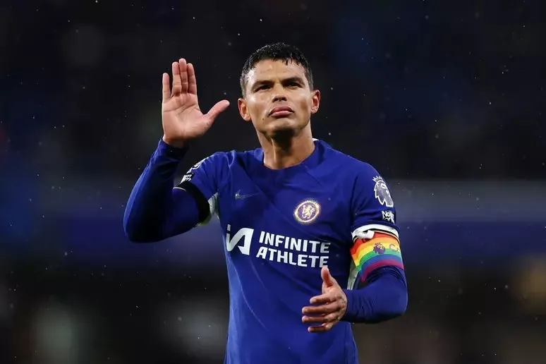 Thiago Silva é o capitão do Chelsea, da Inglaterra