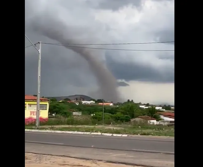 Na escala Fujita, que mede a intensidade, os registros foram de nível f0