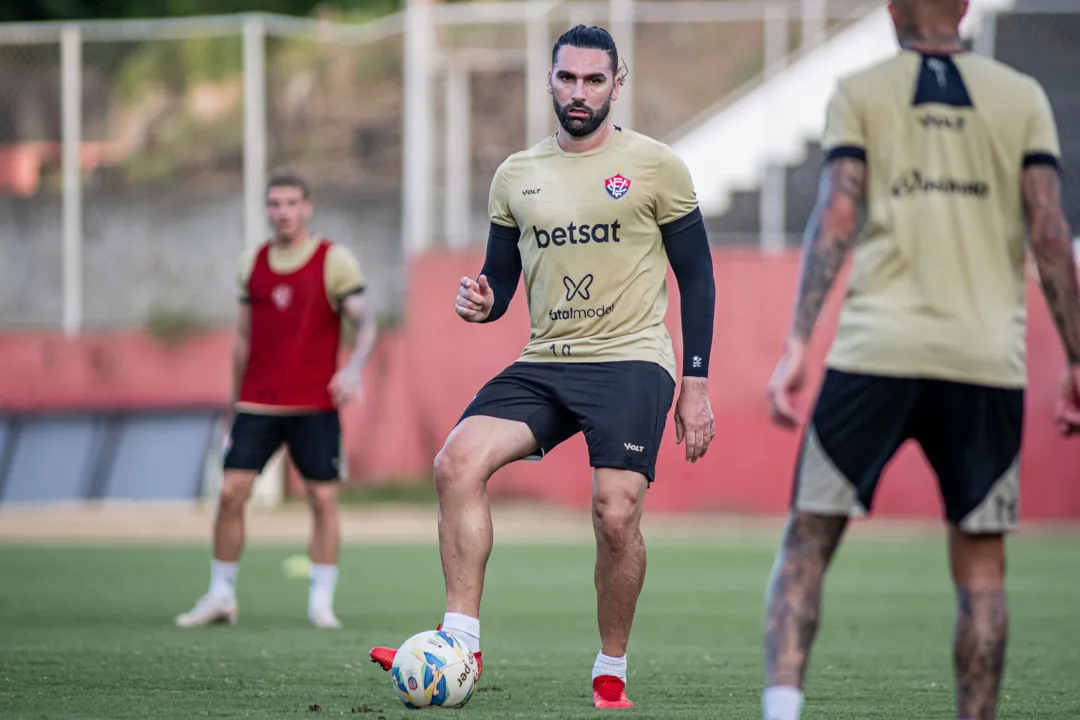 Treino do Vitória nesta terça-feira, 2