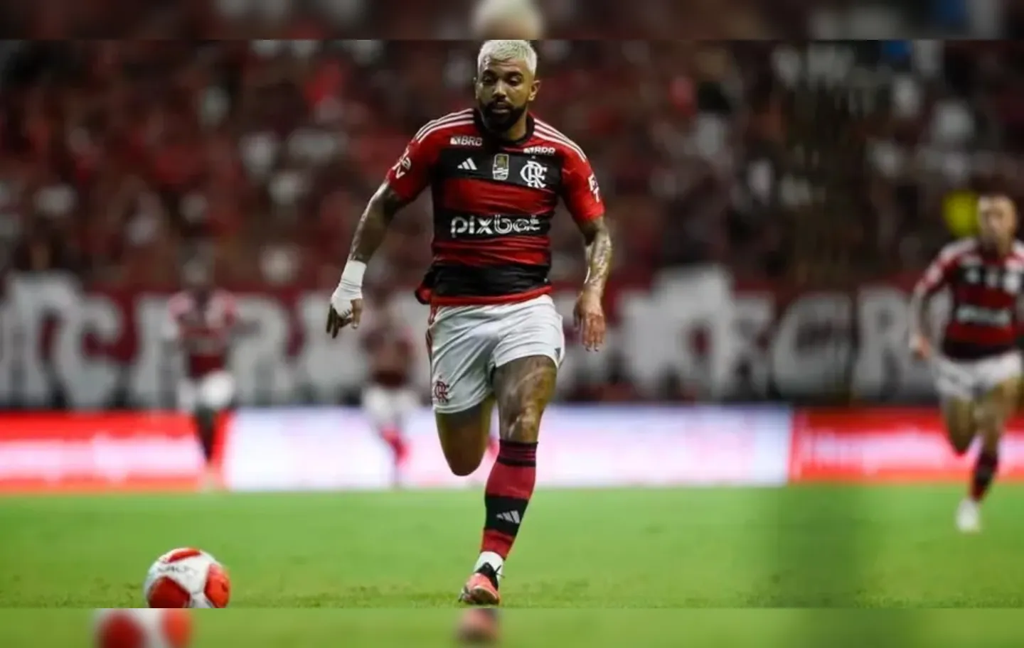 Gabigol em ação pelo Flamengo