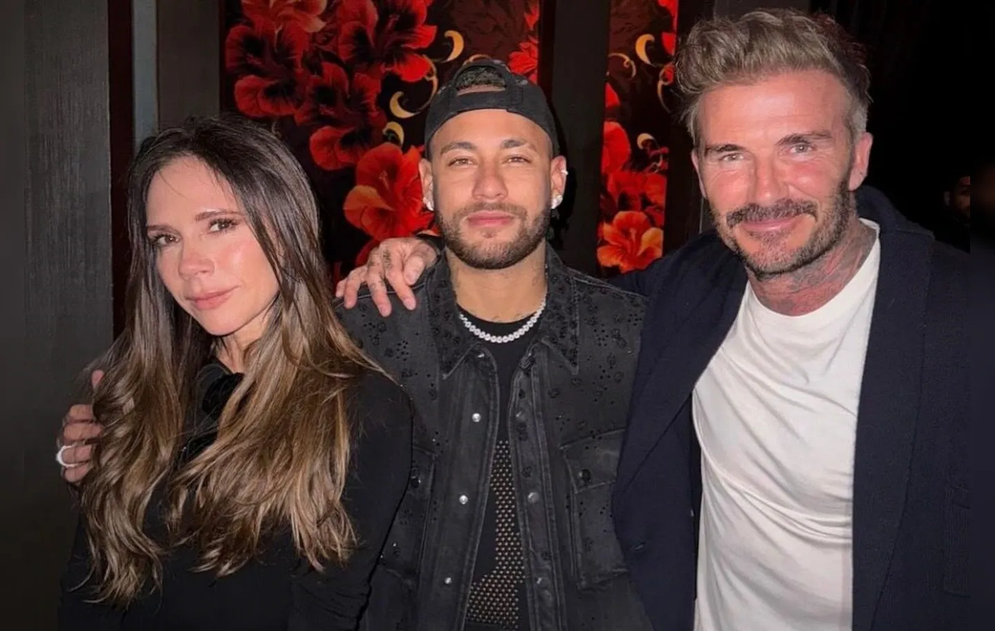 Victoria Beckham, Neymar e David Beckham
