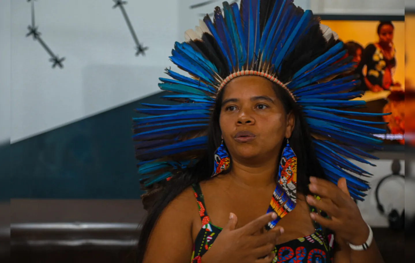 documentarista e ativista indígena Glicéria Tupinambá participa da mesa A Memória do Mundo