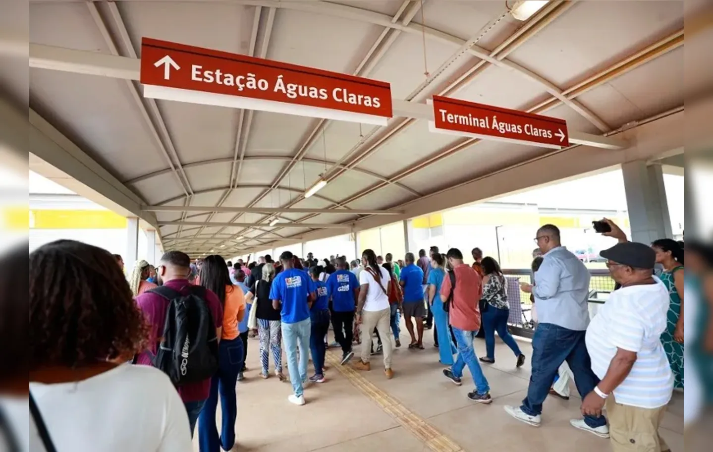 Movimentação na Estação Águas Claras superou as expectativas da CCR Metrô Bahia