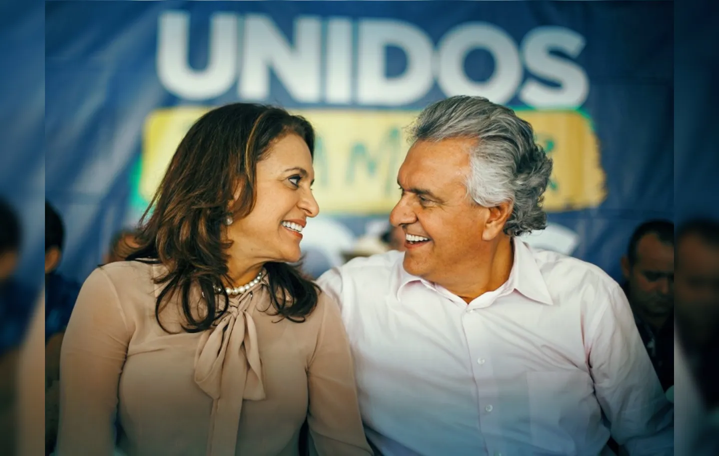 Ronaldo Caiado e sua esposa, a advogada baiana Gracinha Caiado
