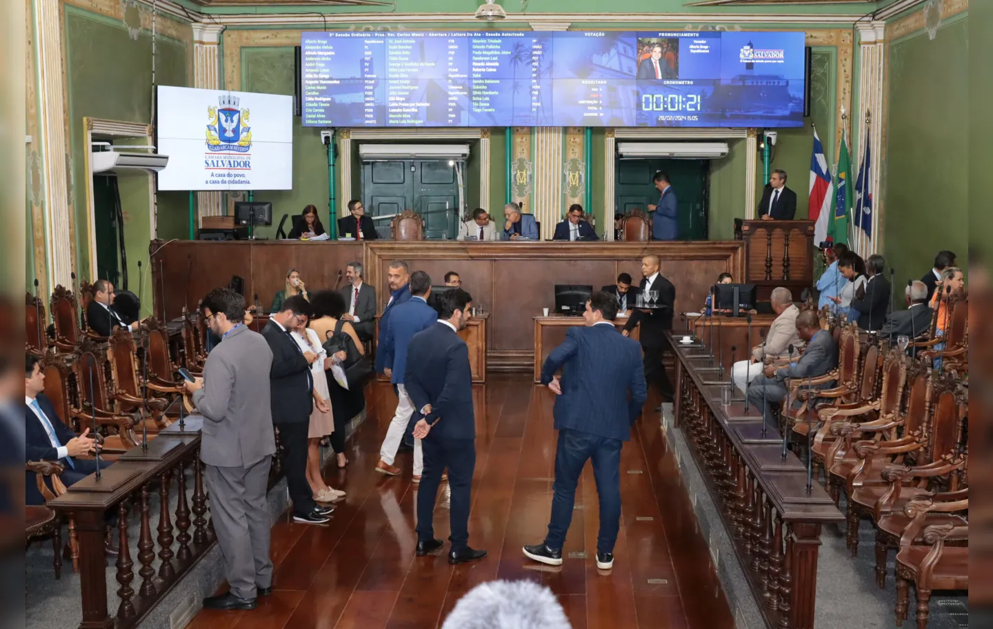 Plenário da Câmara Municipal de Salvador (CMS)