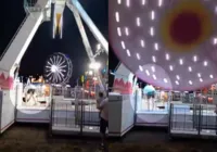 Homem fica ferido após tentar salvar cachorro em parque de diversões