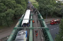 Imagem ilustrativa da imagem Acidente de trem deixa 57 feridos e dois em estado grave na Argentina