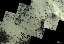 Imagem ilustrativa da imagem Aranhas são detectadas por Sonda na superfície de Marte