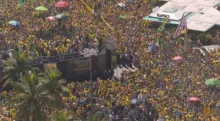 Imagem ilustrativa da imagem Ato com Bolsonaro no Rio reúne 32,7 mil pessoas, indica monitoramento